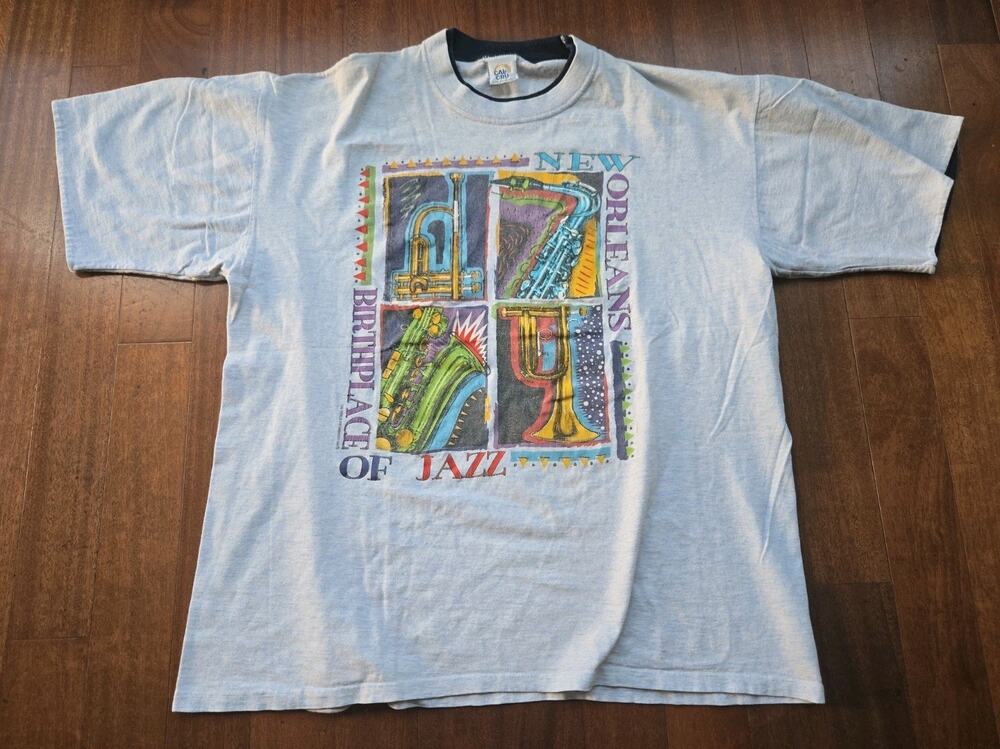 Vintage New Orleans Jazz T Shirt XL